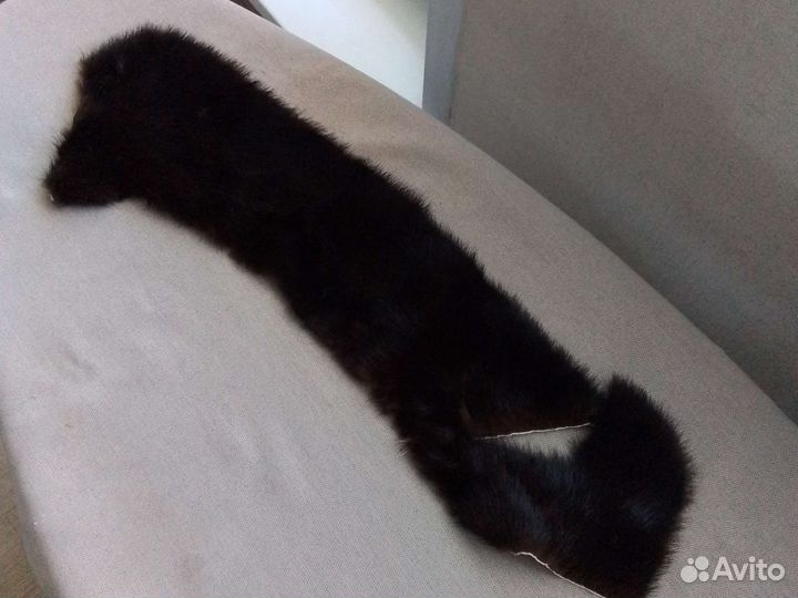 Норка, лоскут, остаток, воротник