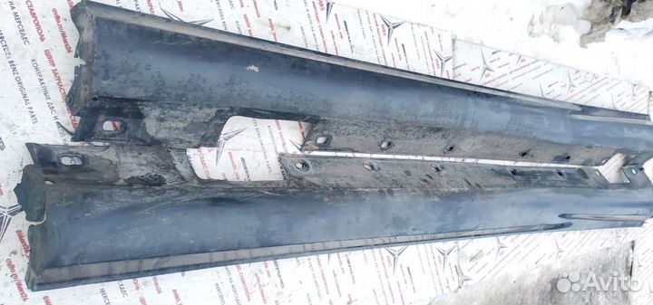 Пороги w204 Mercedes