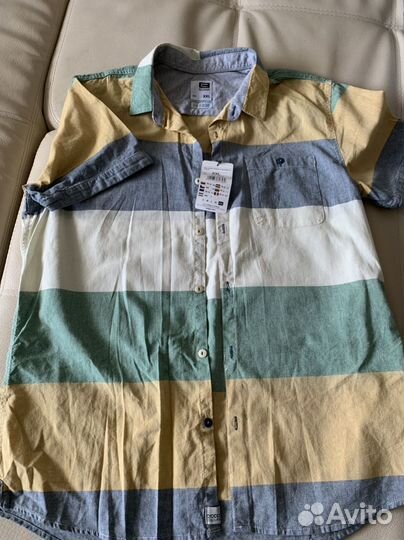 Рубашка мужская летняя с коротким рукавом