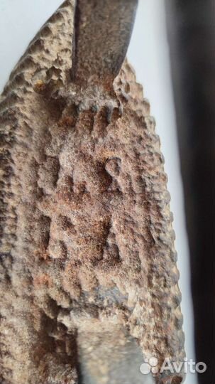 Утюг чугунный старинный