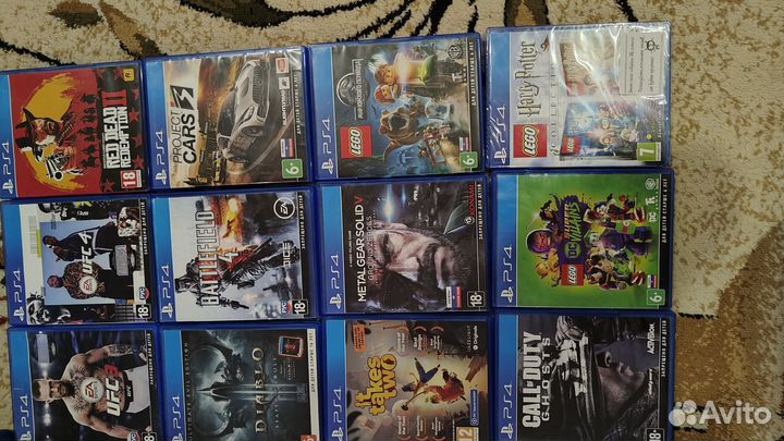 Mortal kombat 11, mafia, dualshock и др. диски ps4