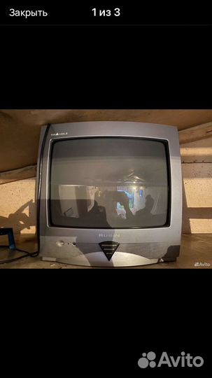 Музыкальный центр philips бу и телевизор