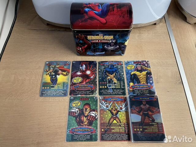 Карточки человек паук 3ая серия