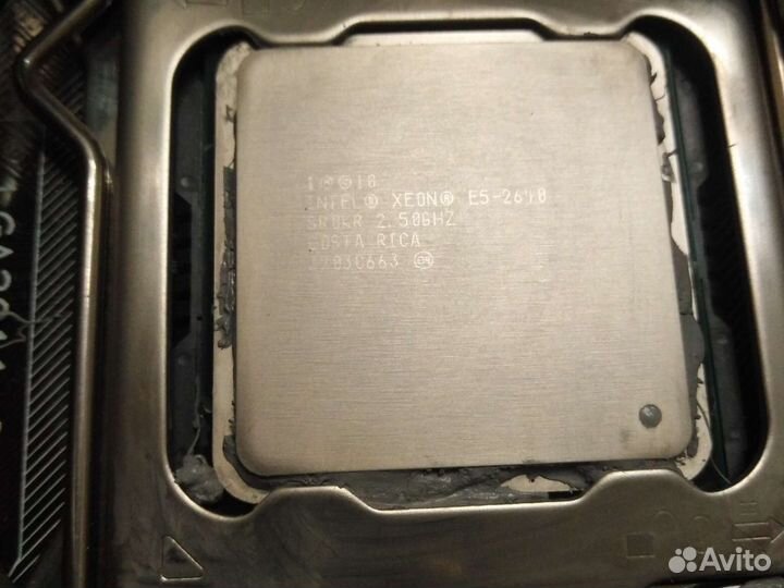 Комплект материнка, xeon e5 2640+16Gb ddr3