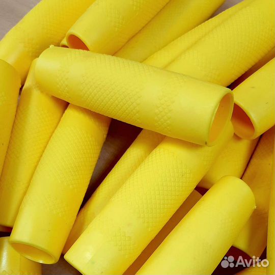 Ручка хват на турник жёлтая грипса резиновая пара