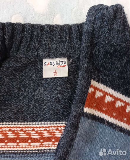 Кофта на молнии для мальчика 98 размер