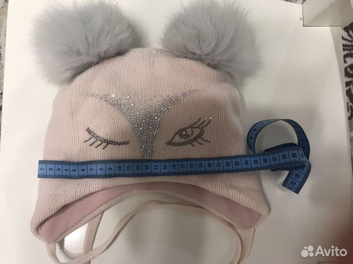 Шапка зимняя для девочки kotik
