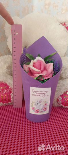 Букет цветов из мыла