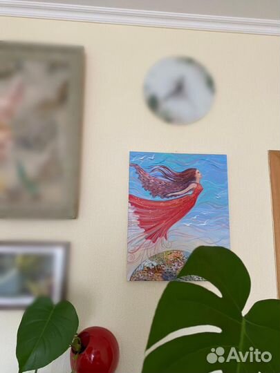 Картина акрилом на холсте 