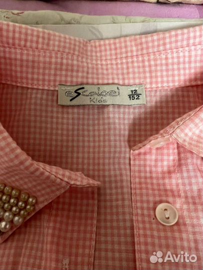 Блузка и шорты для девочки 152