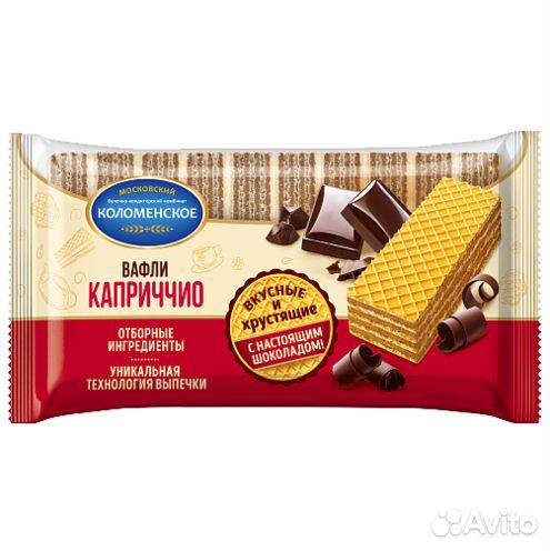 Вафли Коломенские Каприччио 220г