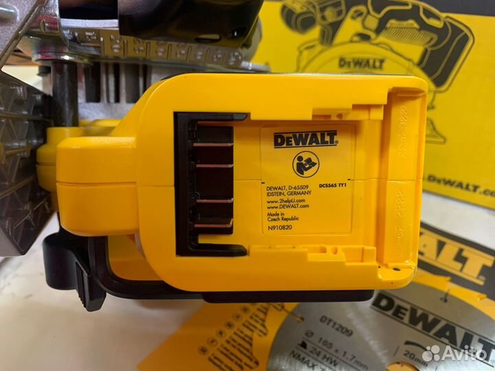 Дисковая аккумуляторная пила dewalt DCS565N (18В)