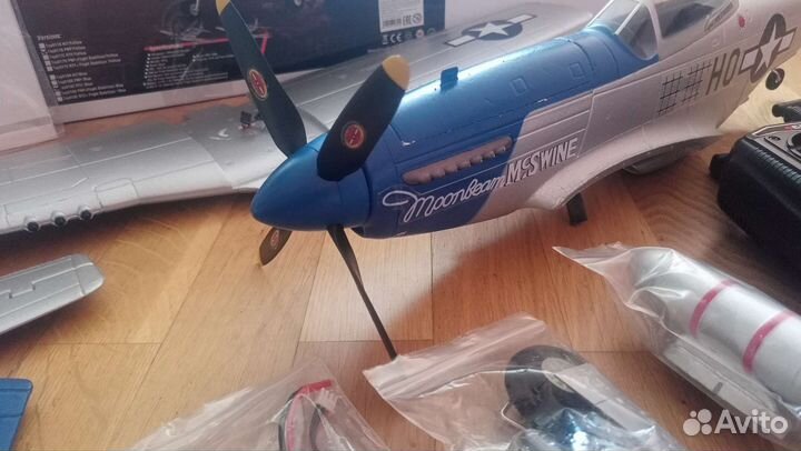 Радиоуправляемый самолет TopRc P-51 PNP