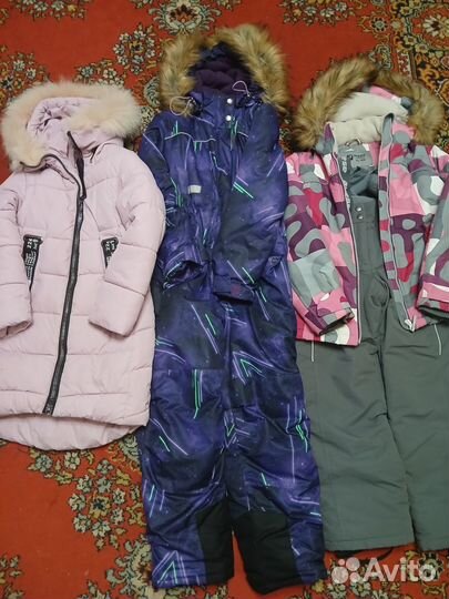 Зимние куртки на девочку