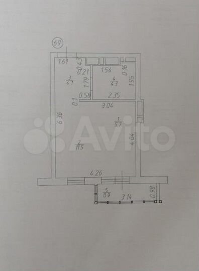 Квартира-студия, 25,6 м², 7/17 эт.