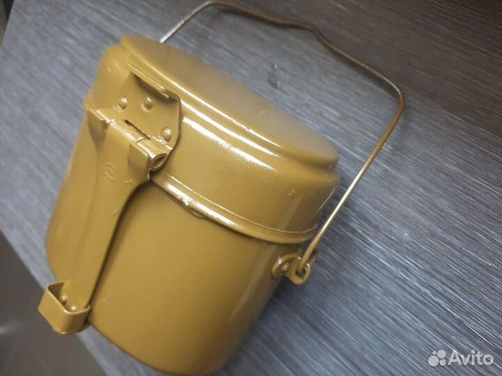 Солдатский котелок армейский, оригинал СССР