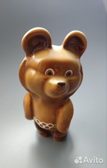Олимпийский мишка 1980 фарфор. Тернополь фз