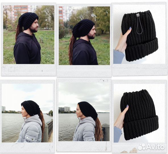 Шапка для дредов
