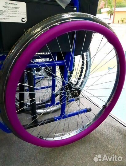 Накладка силиконовая на обруч колеса инв. коляски