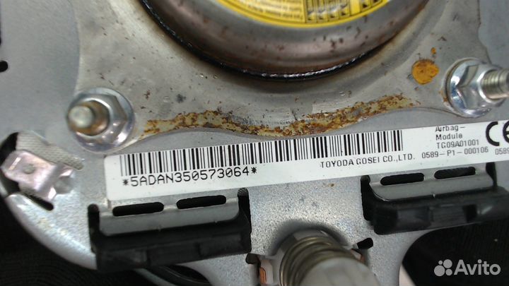 Подушка безопасности водителя Peugeot 108, 2016