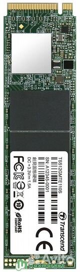 512 гб SSD M.2 накопитель Transcend MTE110S (TS512