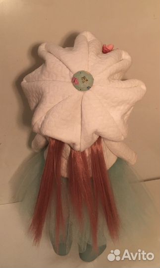 Интерьерная текстильная куколка ручной работы