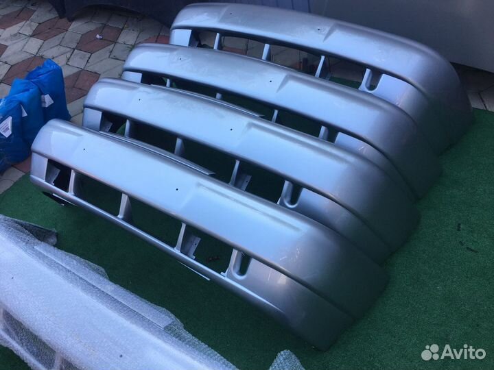 Бампер ваз 2110 серебро