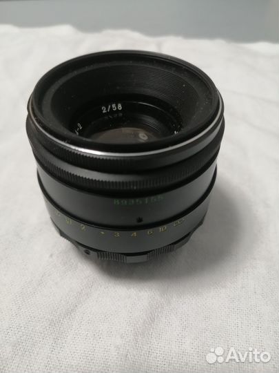 Объектив helios-44-2 2/58