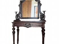 Антикварный стол и зеркало-псише (19 век)