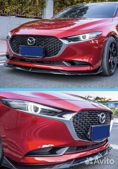 Сплиттер переднего бампера универсальный