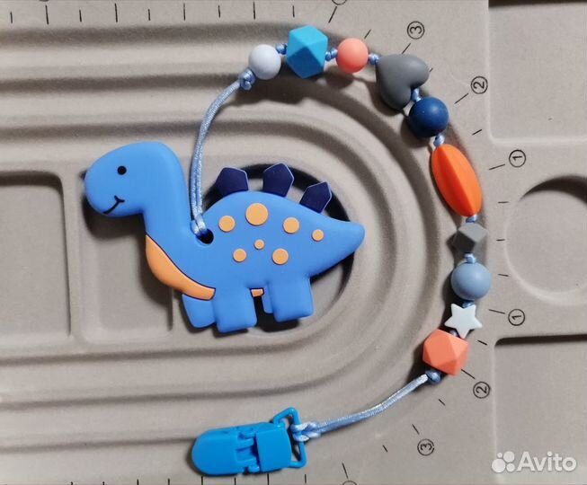 Силиконовый прорезыватель держатель для пустышки