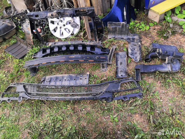 Решетка бампера переднего kia rio 3 рестайлинг