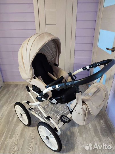 Коляска 2 в 1 эко кожа