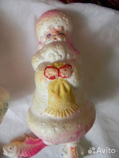 Ёлочные игрушки СССР. Пенопласт 7 шт