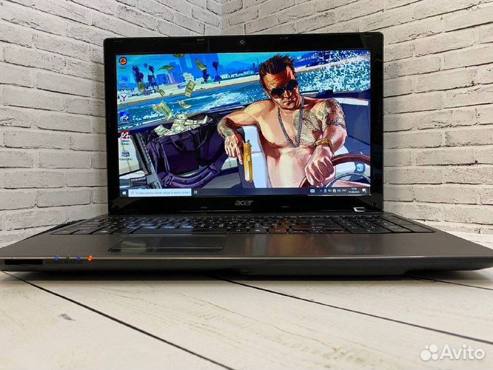 Производительный ноутбук Acer 6 Gb / SSD + HDD
