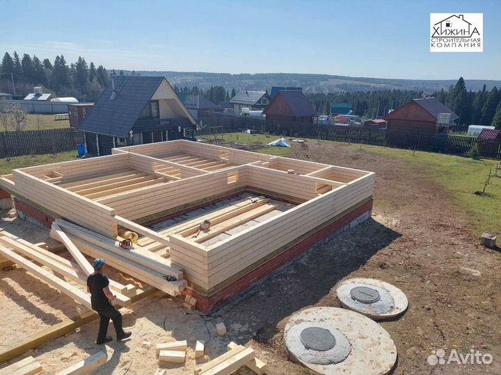 Строительство домов с гаражом 10х12 из бруса