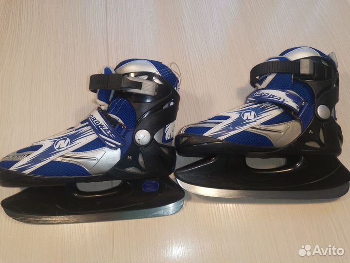 Коньки хоккейные раздвижные 34 39