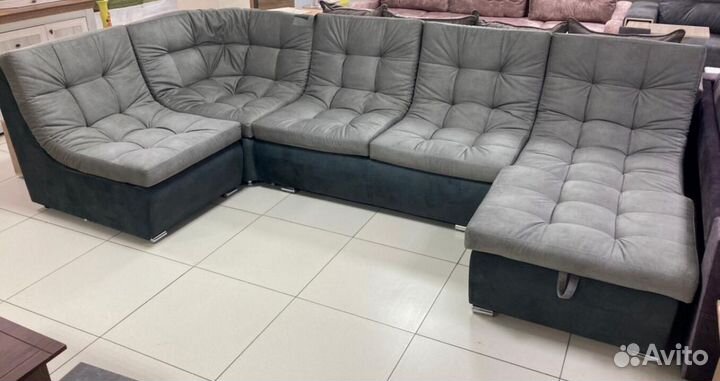 П образный диван