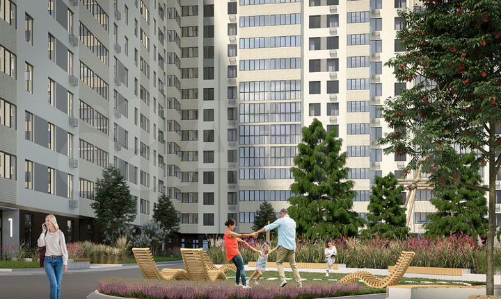 2-к. квартира, 57,1 м², 10/16 эт.