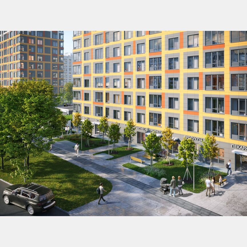 2-к. квартира, 97,2 м², 10/12 эт.