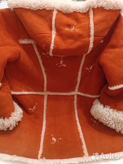 Дубленка натуральная для девочки