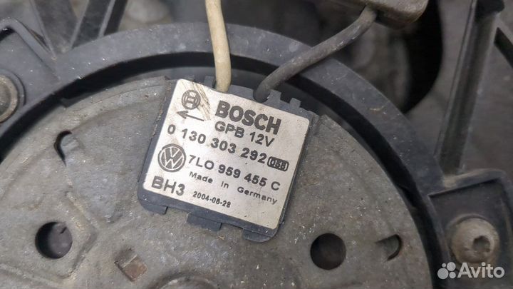 Вентилятор радиатора Volkswagen Touareg, 2004