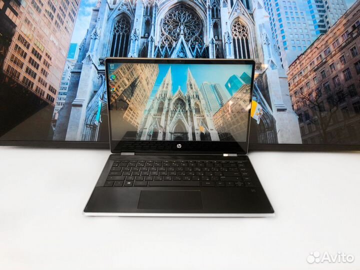 Ноутбук HP в металле IPS + Intel + SSD