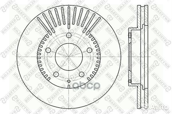 Диск тормозной mazda MPV/xedos 9 2.0/2.3/2.5 93