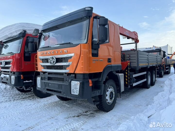 IVECO-Hongyan CQ3256HV35D с КМУ, 2024