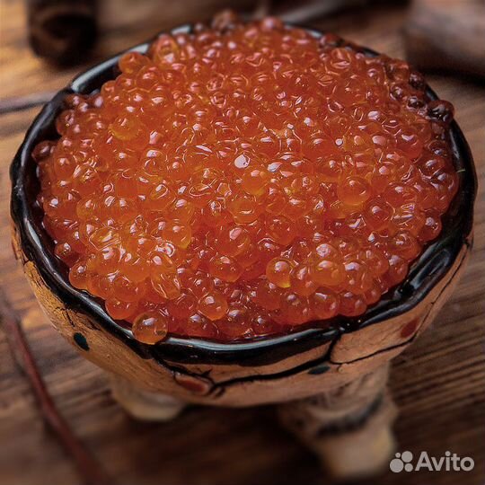 Красная икра кета
