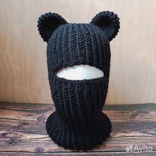 Балаклава вязаная ручной работы