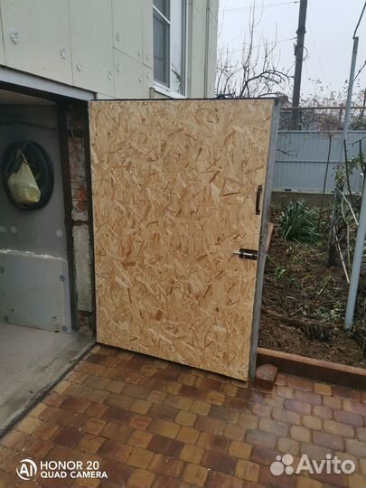 Ворота гаражные металлические бу