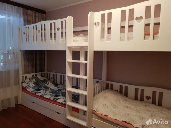 Детская кровать комплекс на 4 спальных места