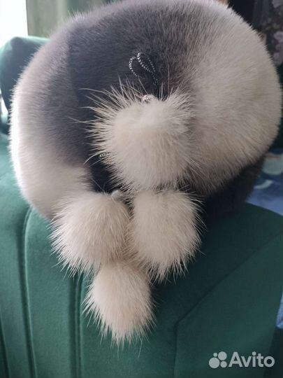 Шапка норковая женская